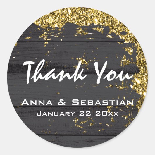 Sticker Rond *~* Générique AP49 Patiné sans Parties scintillant (Devant)