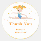 Sticker Rond Génial enfant d'anniversaire (Devant)