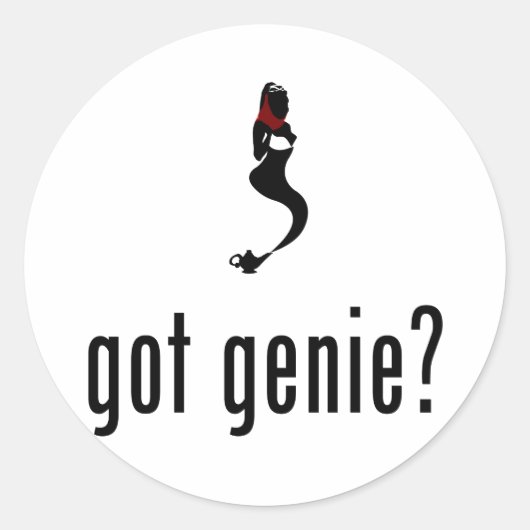 Sticker Rond Genie (Devant)