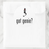 Sticker Rond Genie (Sac)
