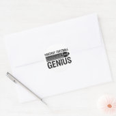 Sticker Rond Genius de football Imaginaire 1 (Enveloppe)