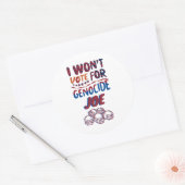 STICKER ROND GÉNOCIDE JOE (Enveloppe)