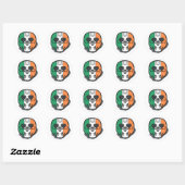 Sticker Rond Genouillère (Feuille)