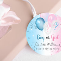 Genre révéler fête rose bleu garçon fille ballons