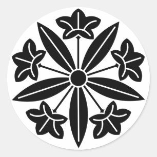 Sticker Rond Gentian wheel