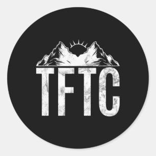 Sticker Rond Géocaching Tftc Géocache Fierté De Chasse Au Tréso
