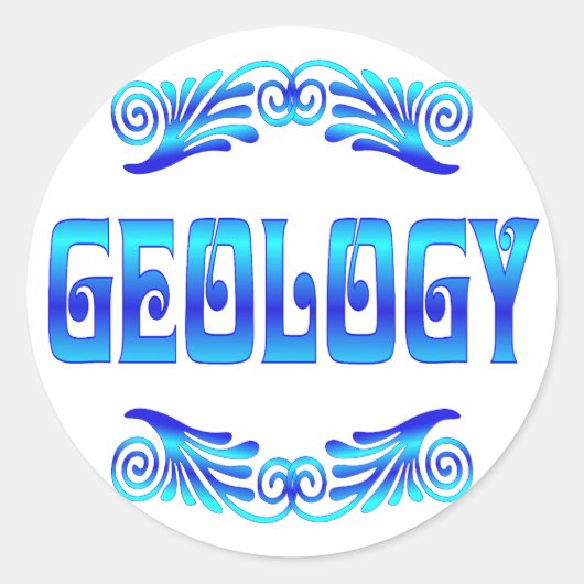 STICKER ROND GÉOLOGIE (Devant)
