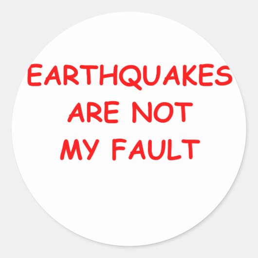 Sticker Rond géologie (Devant)