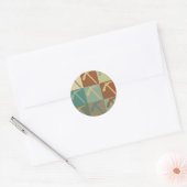 Sticker Rond Géologie (Enveloppe)