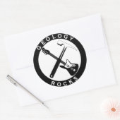 Sticker Rond Géologie Roches adhésives (Enveloppe)