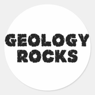 Sticker Rond géologie rocks