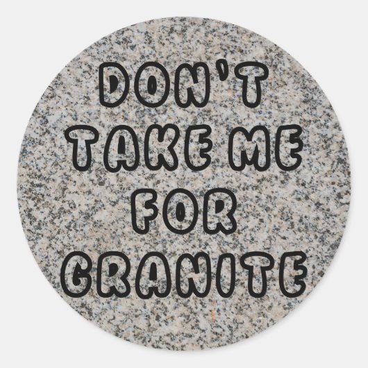 Sticker Rond Géologue (Devant)