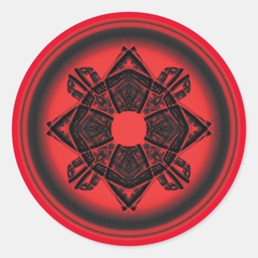 Sticker Rond Géométrie sacrée (Devant)