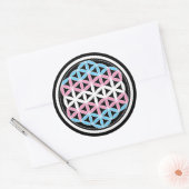 Sticker Rond géométrie sacrée (Enveloppe)