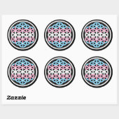 Sticker Rond géométrie sacrée (Feuille)