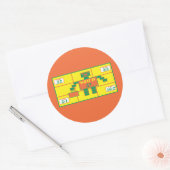 Sticker Rond Géométrie-Sticker-Rectangle-Age 5 (Enveloppe)