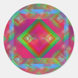 Sticker Rond Géométrique