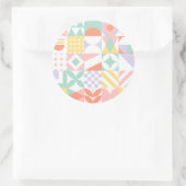 Sticker Rond géométrique #32 (Sac)