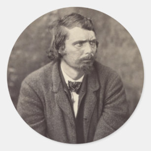 Sticker Rond George Atzerodt Lincoln Conspirateur d'assassinat