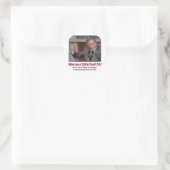 Sticker Rond George Bush/Miss Me Just a Little ? (Sac)