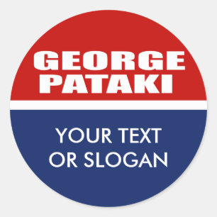 STICKER ROND GEORGE PATAKI POUR LE SÉNAT
