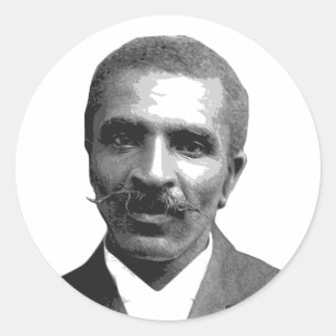 Sticker Rond George Washington Carver