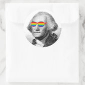 Sticker Rond George Washington Pride (Sac)