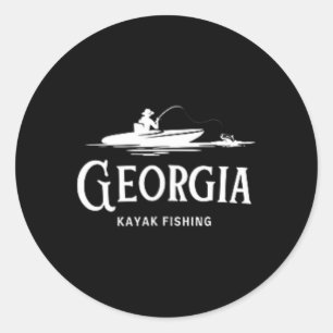 Sticker Rond Georgia Kayak Fishing Gkf Kayak Fishing Club Appar
