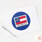 Sticker Rond Géorgie (Enveloppe)