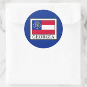 Sticker Rond Géorgie (Sac)