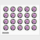 Sticker Rond Geranium Endressii (Feuille)