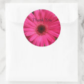 Sticker Rond Gerbera Rose Daisy (Sac)