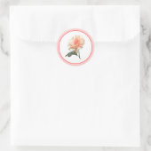 Sticker Rond Gerbera Splinder Design (Sac)