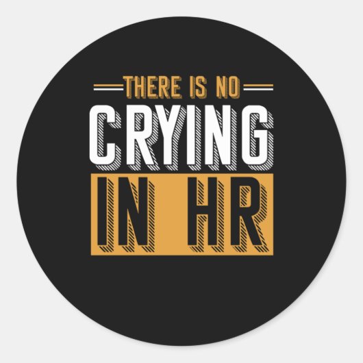 Sticker Rond Gestionnaire des ressources humaines Administrateu (Devant)