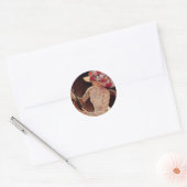 Sticker Rond "Getting in Tune" par Sue Halstenberg (Enveloppe)