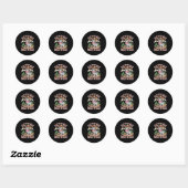 Sticker Rond Getting Meowied Bachelorette  (Feuille)