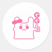 Sticker Rond GG Nutan (Devant)