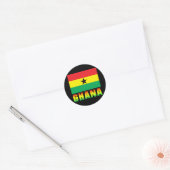 Sticker Rond Ghana (Enveloppe)