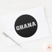 Sticker Rond Ghana (Enveloppe)