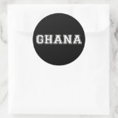 Sticker Rond Ghana (Sac)
