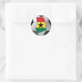 Sticker Rond Ghana football (Sac)