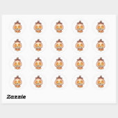 Sticker Rond Ghoskin. (Feuille)