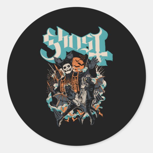 Sticker Rond Ghost Impera Maestro (Devant)