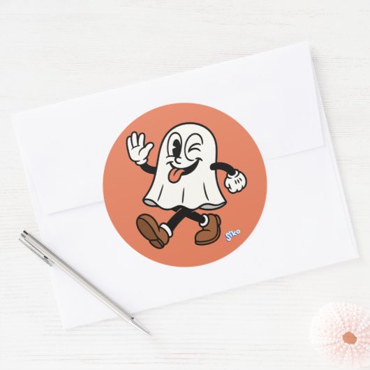 Sticker Rond Ghosted (Enveloppe)