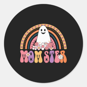 Sticker Rond Ghoulish Party Amateurs Déplaisant Zombie Ghost Bo