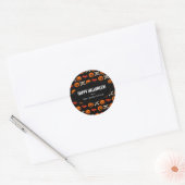 Sticker Rond Ghoulish Thèmes d'Halloween (Enveloppe)