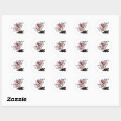 Sticker Rond Ghouls veut juste s'amuser Halloween (Feuille)