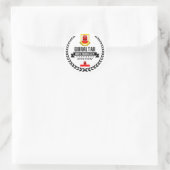 Sticker Rond Gibraltar (Sac)