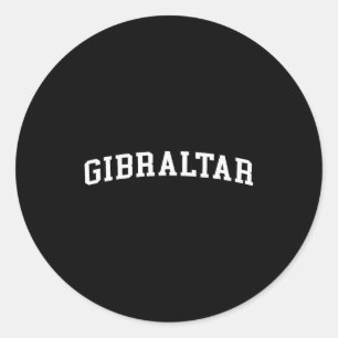 Sticker Rond Gibraltar
