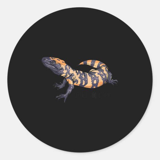Sticker Rond Gila Monster (Devant)